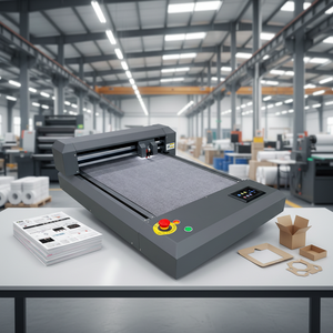 Machine de dé<span class=keywords><strong>coupe</strong></span> intelligente à double tête avec caméra de vision, positionnement par caméra, transmission USB/WiFi, moteur servo, traceur à plat, dé<span class=keywords><strong>coupe</strong></span> de 0,1 mm - Product Image 1