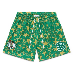Shorts en maille à cordon de serrage de haute qualité personnalisés <span class=keywords><strong>NBA</strong></span> <span class=keywords><strong>MIAMI</strong></span> HEAT STARS pour homme - Product Image 5