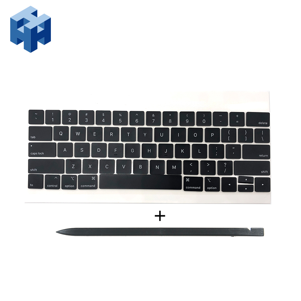 Новый комплект клавиатуры A1989 A1990 с американской раскладкой, полный набор клавиш для Macbook Pro Retina, 13, 15 дюймов, сенсорная панель Mid 2018, клавиатура, колпачок для ремонта