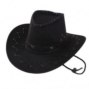 Chapeau de cowboy western unisexe à large visière pour fête, pêche, extérieur, voyage – Couleur personnalisable - Product Image 6