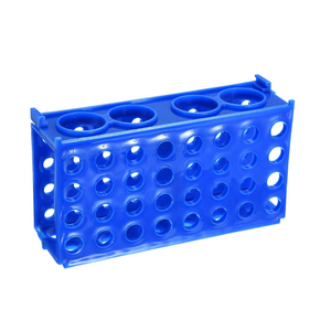 Estante de plástico para microtubos de 4 vías, estante multifuncional para tubos de centrífuga de laboratorio, diseño apilable colorido para uso en laboratorio - Product Image 5