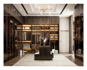 מערכת ארון בגדים מודולרית עם מדפים פתוחים ודלת אקרילית לארון - Product Image 2