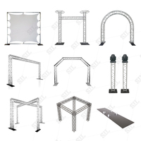 Guangzhou estructura aluminio móvil Dj Truss piezas conjunto al aire libre concierto exposición Bar cabina pantalla iluminación Dj Truss aluminio