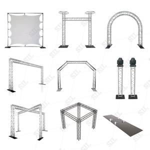 गुंगझोउ संरचना एल्यूमीनियम मोबाइल dj ट्रस पार्ट्स सेट आउटडोर कॉन्सर्ट प्रदर्शनी बार बूथ डिस्प्ले प्रकाश डज ट्रस एल्यूमीनियम - Product Image 2