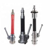 Nosel Pemadam Kebakaran 2 Inci 2,5 Inci dengan Tuas Pemutus, Nosel Kopling Storz Aluminium Standar Rusia GOST & DIN
