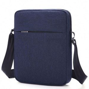 Bolso Bandolera Pequeño con Logotipo Personalizado de Fábrica BSCI, Bolsos de Mensajero Casuales con Cremallera para Hombre, Bolsos Bandolera para Oficina - Product Image 3