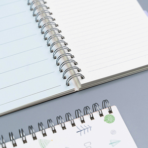 GuangAo <span class=keywords><strong>A4</strong></span> A5 A6 A7 Logo Tùy Chỉnh Sprial Ring Binder Trường Học Máy Tính Xách Tay 50 80 100 120 Sheets Máy Hoàn Toàn Tự Động - Product Image 1