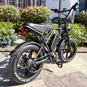 OUXI H9 Electric Bike 1000w 20inch Fat Tire 250w Electric Bicycle 25km/h 48V Fatbike EU/US Warehouse Stock Ebike