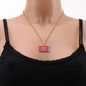 Europeo americano TK vendita a goccia di olio in acciaio inox farfalla in rame antico placcato ciondolo collana etnica per bambini - Product Image 4