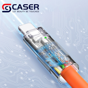 Nhà Máy Bán Buôn 30W Siêu Nhanh Phí Chất Lượng Tốt Thêm Dài Bền Loại C Cáp Dữ Liệu Màu Rắn Cho Iphone 13 14 Silicone - Product Image 3