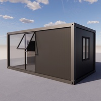 Casa Contenedor Modular de Estructura de Acero Impermeable de Nuevo Diseño para Villas, Hoteles, Apartamentos y Proyectos de Arquitectura Moderna
