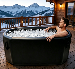 Baignoire portable, baignoire à glace froide, baignoire de luxe grande taille pour adultes, baignoire en plastique pour intérieur et extérieur, double usage - Product Image 1