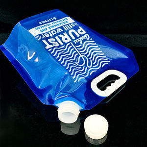 Customized Printing Large Capacity 5 Liters Stand Up Spout Pouch Food-grade Water <b>Bags</b> Durable Liquid Refill <b>Bags</b> - Product Image 3
