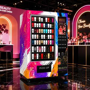 Distributeur automatique de cosmétiques, parfums et maquillage, kiosque de vente au détail, écran tactile 21,5 pouces, système de paiement multiple, service intelligent en libre-service - Product Image 1