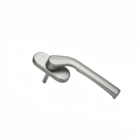 Poignée de fenêtre moderne robuste en alliage de zinc massif, hauteur 26mm/33mm, poignée à manivelle pour fenêtres à battants de villa/hôtel