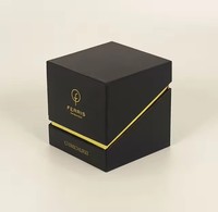 Fournitures chinoises, coffret cadeau de bougies parfumées de luxe personnalisées, 4 parfums, boîte d'emballage, coffret de bougies magnétique