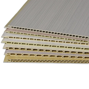 แผ่นผนังและฝ้าเพดาน PVC ทนไฟสไตล์ยุโรป กันน้ำ กันเสียง ลายไม้ สำหรับห้องน้ำ ฝ้าเพดาน ห้องใต้ดิน - Product Image 3