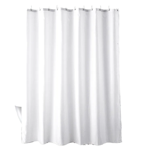 Tenda da Doccia Premium 72 X 72 con Occhielli in Metallo Antiruggine e 3 Pesi Magnetici - Product Image 1