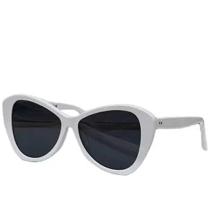 2024 Factory Outlet Designer High Quality Multicolor PC Butterfly Large Frame Luxury Ladies Sunglasses