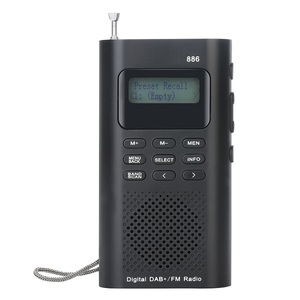 Công Nghệ Cao Kích Thước Bỏ Túi Tự Động Quét Preset Trạm LCD Hiển Thị DAB + FM Đồng Hồ Báo Thức Đài Phát Thanh Với Đèn Pin LED - Product Image 3