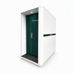 Cabine de toilettes intelligente préfabriquée, unité modulaire de salle de bain <span class=keywords><strong>publique</strong></span> <span class=keywords><strong>autonettoyante</strong></span> sans contact avec lavage automatique du sol, toilettes portables - Product Image 1