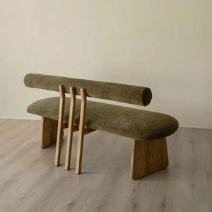 Meubles de salon de balcon au <span class=keywords><strong>design</strong></span> moderne, <span class=keywords><strong>banc</strong></span> <span class=keywords><strong>contemporain</strong></span> de couleur verte, fauteuil deux places, chaise artisanale - Product Image 1