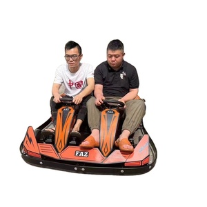 Nouveaux Manèges de Parc d'Attractions de Style Sportif 2 Places Voiture de Course <span class=keywords><strong>Karting</strong></span> Électrique Batterie Go Kart pour Enfants et Adultes à Vendre - Product Image 1