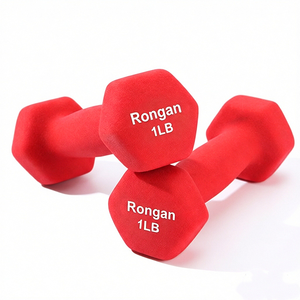 Haltères hexagonaux en néoprène Rongan, haltères en fonte de 1 à 20 lb, poids colorés <span class=keywords><strong>pour</strong></span> la maison, la salle de sport, le Pilates, le yoga, la remise en forme - Product Image 1