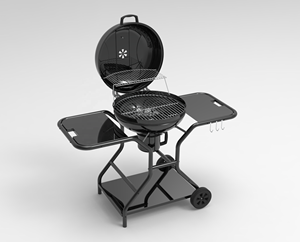 OEM venta al por mayor de estilo cuadrado parrillas de <span class=keywords><strong>barbacoa</strong></span> modernas hogar al aire libre jardín fiesta carbón <span class=keywords><strong>barbacoa</strong></span> carrito fácil de mover - Product Image 3