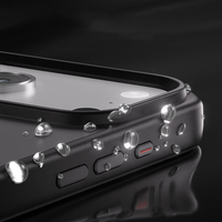 Lumei personnalisé mat TPU PC pare-chocs dur coque arrière antichoc pour iPhone 17 Pro Max 16 15