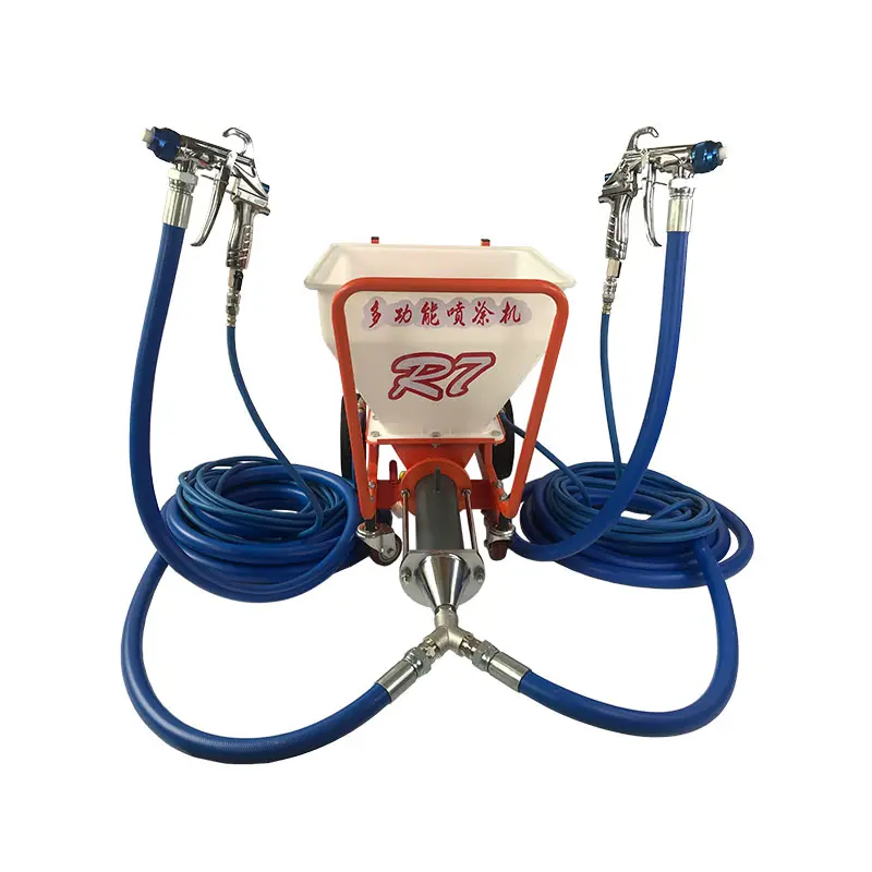 R7 High Quality Fully Automatic Plaster Machine / Cement Mortar Spraying Machine
