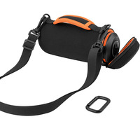 Sac de rangement professionnel en néoprène pour haut-parleur à bandoulière, adapté au GPS de Golf avec mousqueton