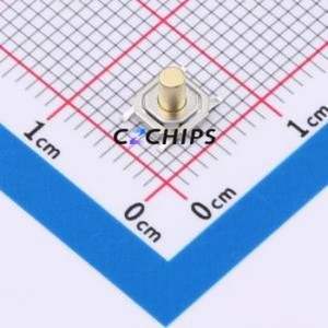 TSE05314-043D541UJ-R1000 Tactile Switch SMD-4P,5.1x5.1mm Switch Single Pole Single Throw Round Button 2.8N 5.1mm - Product Image 1