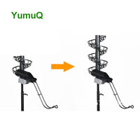 YumuQ Force – Nouvelle machine de lancer automatique de baseball et softball à double volant réglable pour l'entraînement