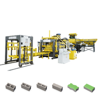 Machine automatique de fabrication de pavés en béton et de briques emboîtables avec PLC et moteur, haute sécurité, Chine