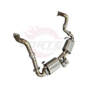 Échappement arrière Vortex en titane forgé à la main avec actionneur électrique pour Porsche 981 Boxster Cayman Tuning Mod - Product Image 2