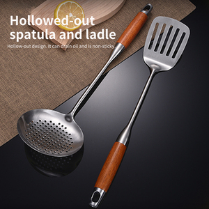 Juego de Utensilios de Cocina de Acero Inoxidable Completo al por Mayor con Mango Reforzado, 6 Piezas, Aptos para Lavavajillas - Product Image 2