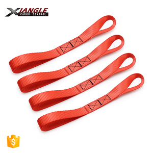 Correa de amarre reutilizable para motocicleta, lazo suave de carga de poliéster de 1 pulgadas, 2200 libras, fabricante - Product Image 6
