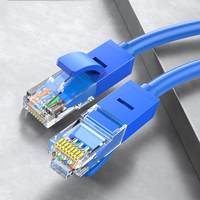 Câble Ethernet Cat6 extérieur RJ45 UTP vert de 0,10 cm x 0,5 m avec lumière de traçage, cordon de raccordement réseau de 3 m