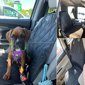 Funda de Asiento de Coche para Perros, Impermeable, de Oxford, para Asientos Delanteros, Duradera, Antideslizante, Acolchada, con Solapas Laterales - Product Image 5