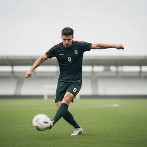 HOSTARON grosir Kit sepak bola pria Set lengkap sepak bola kustom poliester cetak nama Jersey dewasa Set Uniforem sepak bola dengan Logo - Product Image 2