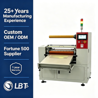 Machine de laminage et de découpe de films PCB pour panneaux en verre/PCB, facile à utiliser et à entretenir, installation sur site à l'étranger