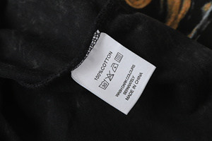 Camiseta God de Alta Calidad, 100% Algodón, Estampado Digital Hip Hop, Corte Regular para Hombre, Manga Regular, Diseño de Calavera, Estilo Urbano - Product Image 4