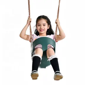ZHOYA Heavy-Duty con schienale alto pieno secchio per bambini altalena rivestita con catene a dondolo completamente assemblate per bambini