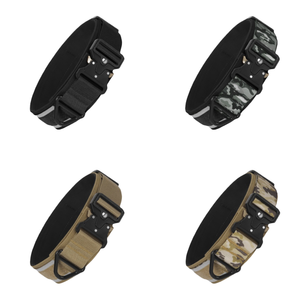 Collier tactique en nylon ultra-<span class=keywords><strong>large</strong></span> pour chiens de taille moyenne à grande, à libération rapide, rembourré, réfléchissant, sans traction, sûr pour le cou, solide - Product Image 4