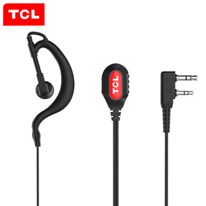 Tcl Walkie Talkie Earphone Cable With K Type Connector For Ht6 Ht8 <strong>Ht9</strong> Ht9pro Noise Canceling Audio Attachment - Product Image 1