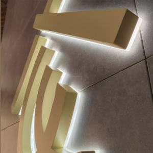 Insegna Elettronica 3D Retroilluminata in Acciaio Inox Personalizzabile per Pubblicità e Decorazione, Impermeabile, LED, Dimensioni/Colore/<span class=keywords><strong>Font</strong></span> Personalizzabili - Product Image 3