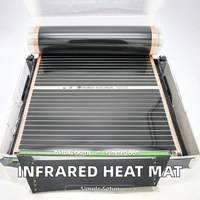 Film chauffant PTC en graphène auto-régulant à économie d'énergie, imperméable, pour plancher chauffant électrique, anti-surchauffe, OEM ODM