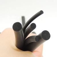 Bande d'étanchéité en mousse EPDM/silicone Cordon en caoutchouc éponge Bandes rondes en caoutchouc noir extrudé 4 5 6 8 10 12 14 15 16 20mm