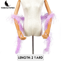 Écharpe plume d'autruche Boa pour la maison fête mariage décor de noël bricolage artisanat vêtements Costume danse robe Accecssoy